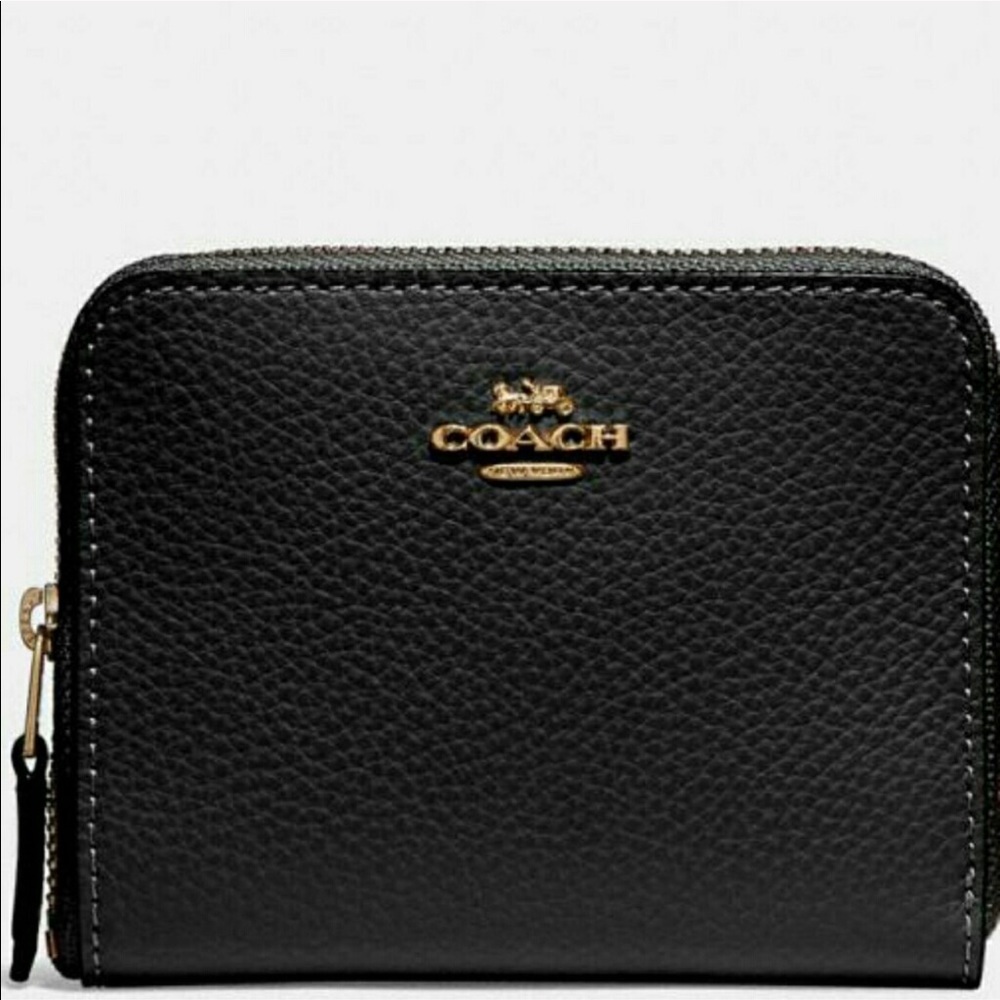 Black Leather Coach Wallet